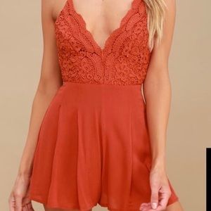 LULUS STAR SPANGLED ROMPER